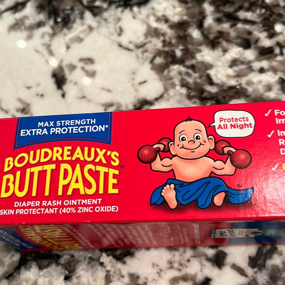 Boudreaux’s Butt Paste fir rashes or skin irritations (new)